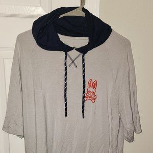 PSYCHO BUNNY SHORT SLEEVE HOODIE
